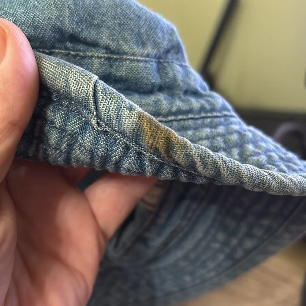 RARE Ouray Ford Motor Company Kids Denim Bucket Hat w/Embroidered Logo PRE OWNED